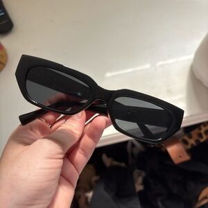 Black Rectangular Sunglasses